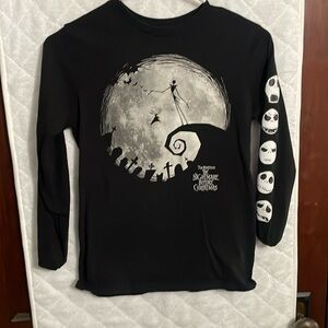 Nightmare Before Christmas Long Sleeve T Shirt.